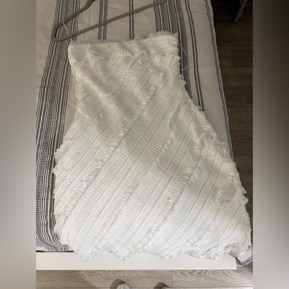 NET, Anthropologie white strapless mini dress. Smoke free home - Small